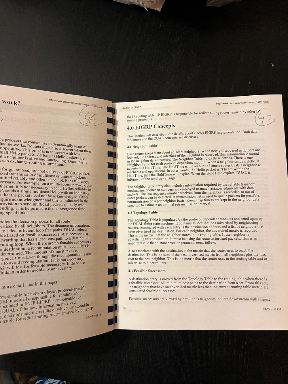 Cisco CIT Vintage Training Manual March 2000 Comb Bound ARS